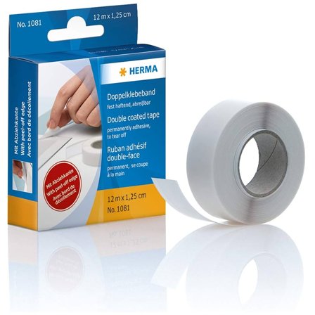 HERMA Dobbeltsidig tape 16 mm x 12 m