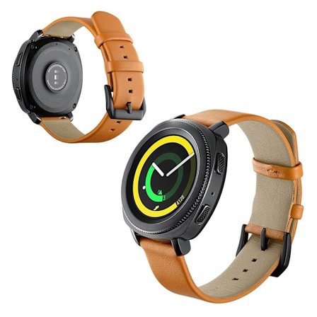 Samsung Gear Sport snyggt klockarmband i koskinnläder