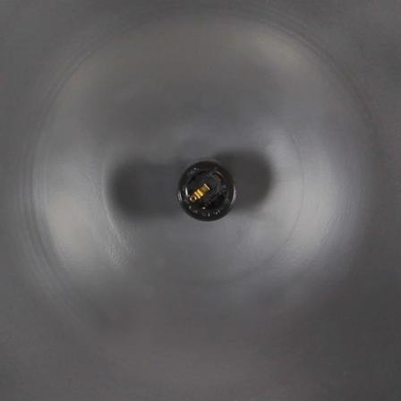 Vidaxl Industriell Hänglampa Grå Rund 32 Cm E27 Massivt Mangoträ Grå