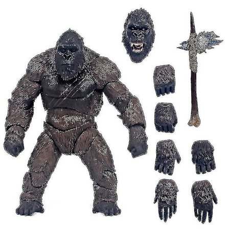 2021 King Kong Vs Godzilla Gorilla Monster Model PVC Dyrefigurer Legetøj Fødselsdag-FM-
