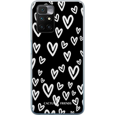 Yhteensopiva Puhelinkuori Xiaomi Xiaomi Redmi 10 Cactus and Friends - Handdrawn Love Chaos