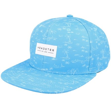 Headster - Bleu snapback Casquette - Kids Adventure Awaits Blue Reef Snapback @ Hatstore