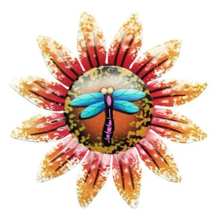 Gjerde Ornament Vegg Art Hengende Skulptur RØD