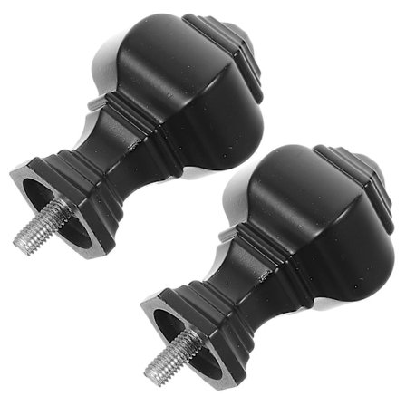 2 st Plast Gardinstång Gardinstång Knopp Ände Romersk Stång Gardintillbehör