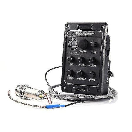 Fishman 4-bands 301 EQ-tuner Piezo-mikrofonförstärkare med blandning för akustisk gitarr