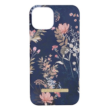 ONSALA iPhone 14 Cover Dark Flower - Blå