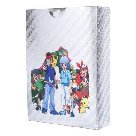 Piirretty Anime Kultafolioinen Korttipakka Lapsille Lautapeleihin ja Ker ilyyn Hopea Hopea Silvery