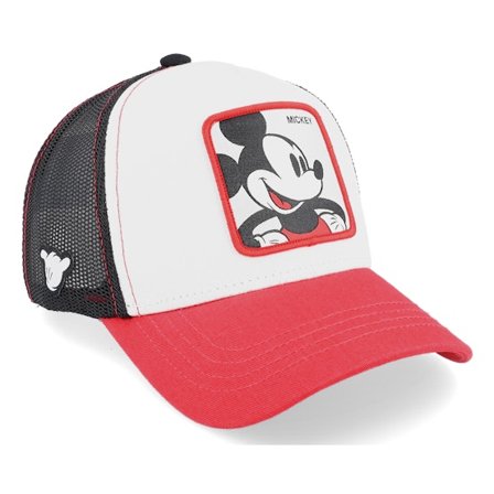 Capslab - White trucker Gorra - Disney Mickey White/Red/Black Trucker @ Hatstore