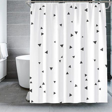 Søt vanntett muggbestandig dusjforheng, baderomsdusjforheng, 200 x 200 cm