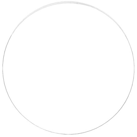 Transparent akrylplade runde akrylplade runde cirkler til gør-det-selv-projekter