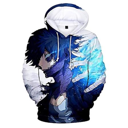 Voksne My Hero Academia Hettegensere Hettegenser Sweatshirt Topper Gaver B XL