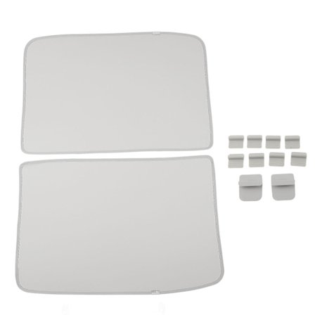 2021-2023 Tesla Model Y Grå Split Type Glass Roof Solskjerm - Varmeisolasjon og UV-beskyttelse