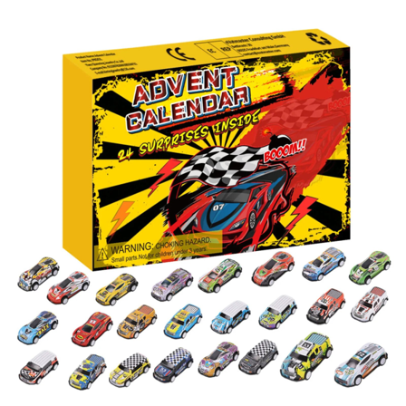 Julekalender Nedtælling Adventskalender Med Skuffer Bil Adventskalender Til Børn Billegetøj 24 Dage Julegave blindkasse style 1