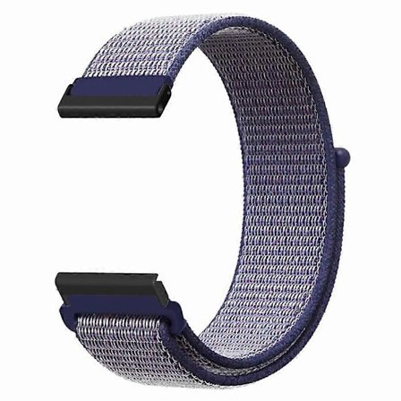 24mm Nylon Sport Loop -kellon rannekkeet Suunto Spartan Sport Wrist HR Baro / Suunto 7 -kelloon