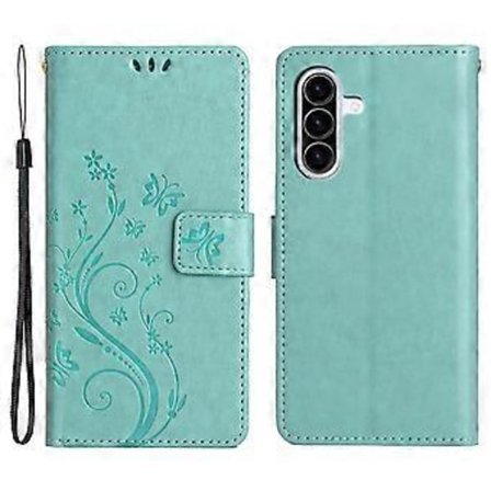 Til Samsung Galaxy A26 5G Etui PU Læder Telefon Wallet Cover med Rem (Style E)