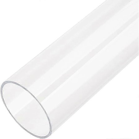Transparent akryl rør for lamper og lykter vannkjølingssystem Klar 250x55mm Indre diameter: 50.5mm SZRH A-G