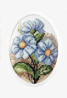 Kort Blå forårsblomster - Orchidea