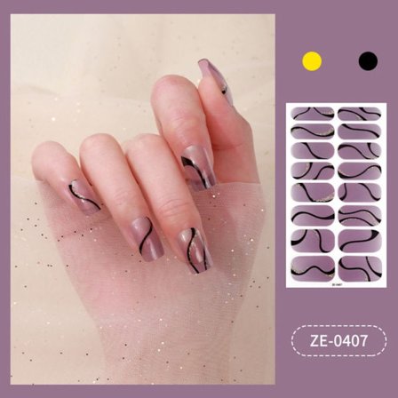 3 arkkia ranskalaiset kynsitarrat Nail Art -tarra 3 3