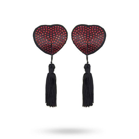 TOYZ4LOVERS Shine Nipples Tassels - Red - Vuxen.fi - Seksikkäitä asusteet