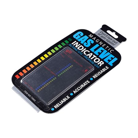 Praktisk Propan Brensel Gass Tank Nivåindikator Magnetisk Måler Campingvogn Flaske Temperatur Målestav