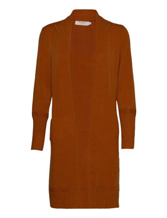 Amandine Knit Cardigan Brown Cream