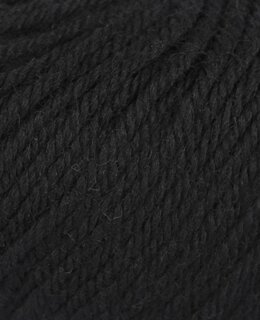 Garn Lanolin wool Schwarz