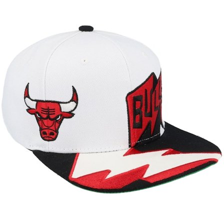 Mitchell & Ness - NBA Weiss snapback Cap - Chicago Bulls Fast Times White Snapback @ Hatstore