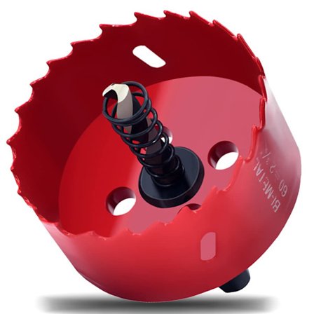 100 mm bi-metallisk klocka för att skära runda hål i trä, plast, pla