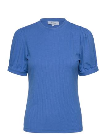 Johanna T-Shirt T-shirts & Tops Short-sleeved Blå Minus*Betinget Tilbud