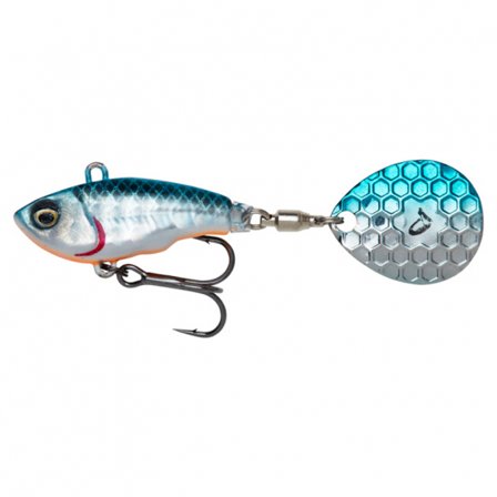 Savage Gear Fat Tail Spin 5,5cm, 9g Sinking - Blue Silver
