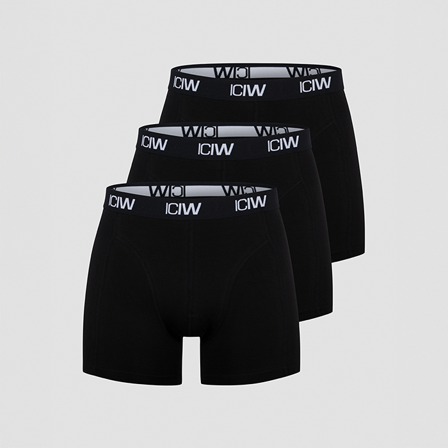 ICANIWILL Boxershorts 3-pak Svart