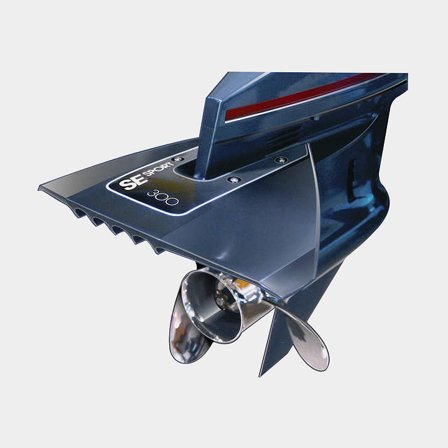 Hydrofoil SE Sport 300, per motori fuoribordo ed entrofuoribordo da 40 - 300 CV, grigio