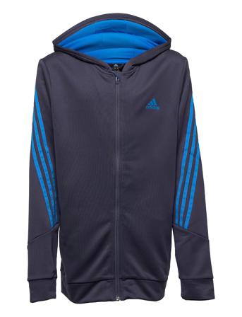 Aeroready Primegreen 3-Stripes Full-Zip Hoodie Blue Adidas Performance