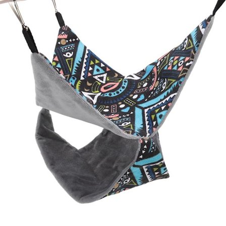 Husdjursbur Hängmatta 4 Seasons Dubbellagers hängande sängbur för små husdjur Hamster Illerkanin