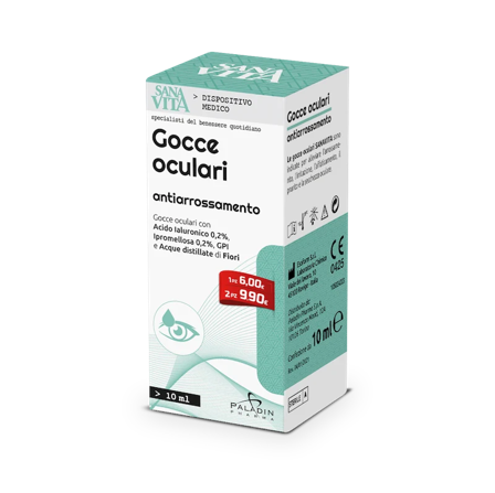Sanavita Gocce Oculari Antiarrossamento 10ml