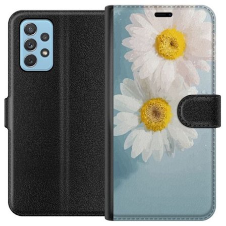 Plånboksfodral till Samsung Galaxy A72 5G med Sommarblommor