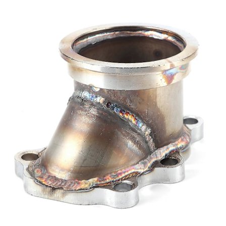 Adapter Turbo Downpipe Flange Passer Kompatibel med T25 T28 GT25 GT28 Turbinehuse - 5 Bolt 2.5in