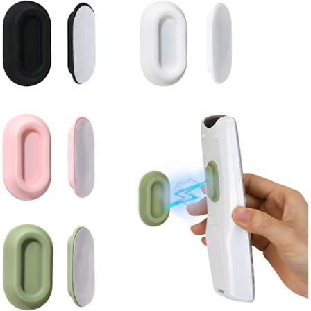 Magnetisk fjernbetjeningsholder Vægmontering - 4 stk. Borefri selvklæbende organizer til aircondition- og tv-fjernbetjeninger, opbevaringskurv til 