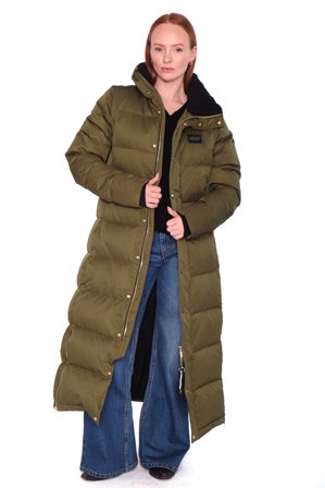 Hést Edda Down Coat Dame - Winter Moss