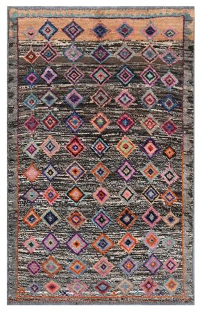 Liten Berber Colourful Matta 88X141 Ull
