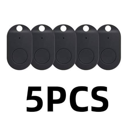 Anti-förlustenhet Ny Oval Bluetooth Svart