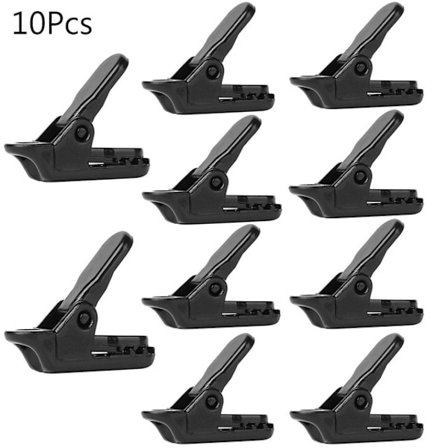 10 Stk Markiseklemme Tarp Clips Snap Hangers Telt Camping Surviva