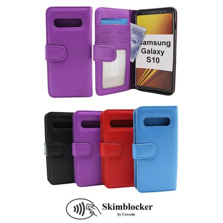 Skimblocker Plånboksfodral Samsung Galaxy S10 Lila