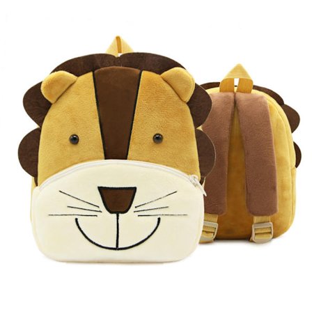 Lasten reppu Söpö eläin päiväkotireppu Pehmoinen koululaukku - varastossa