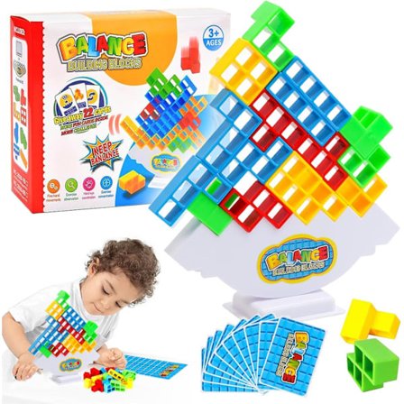 Balanssilmukka, venäläiset rakennuspalikat, dekompressio-tasapainorakennuspalikat, Tetris Tower Balance -rakennuslelu, tasapainottavat pinoamislelut 