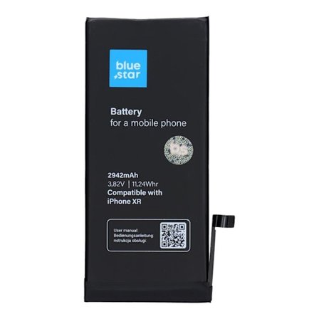 Blå stjerne iPhone XR Batteri HQ 2942 mAh