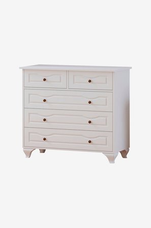 Hanah Home - Kommode Henry - Hvid - Kommoder - Fra Homeroom