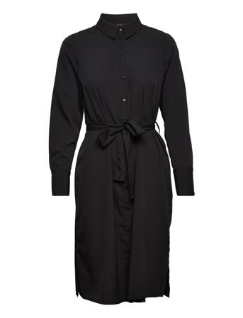 Vmfiona Ls Shirt Blk Dress Wvn Lt Black Vero Moda
