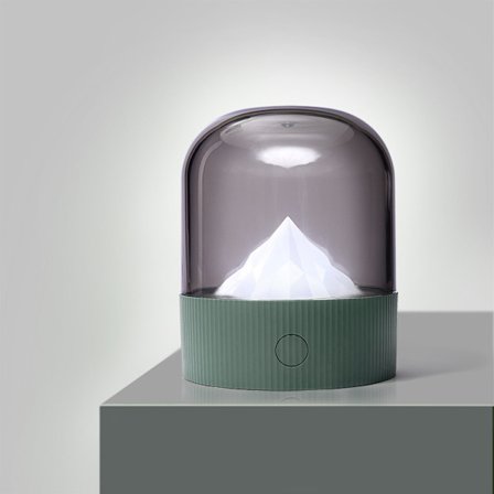 Retro Retro Nattlampa Sovrum Sängbord USB Laddning Timing Färg