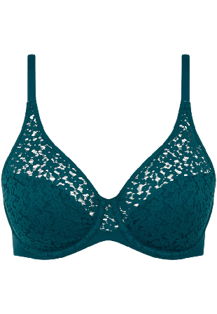Chantelle Norah Covering Molded Bra Bh Dam Grön E80